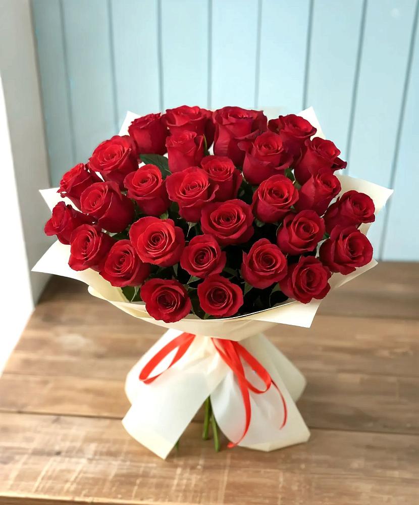 Букет 29 Красных роз в Пустоши