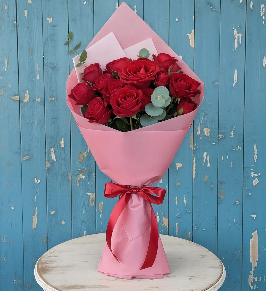 Букет цветов из: Розы в Пустоши