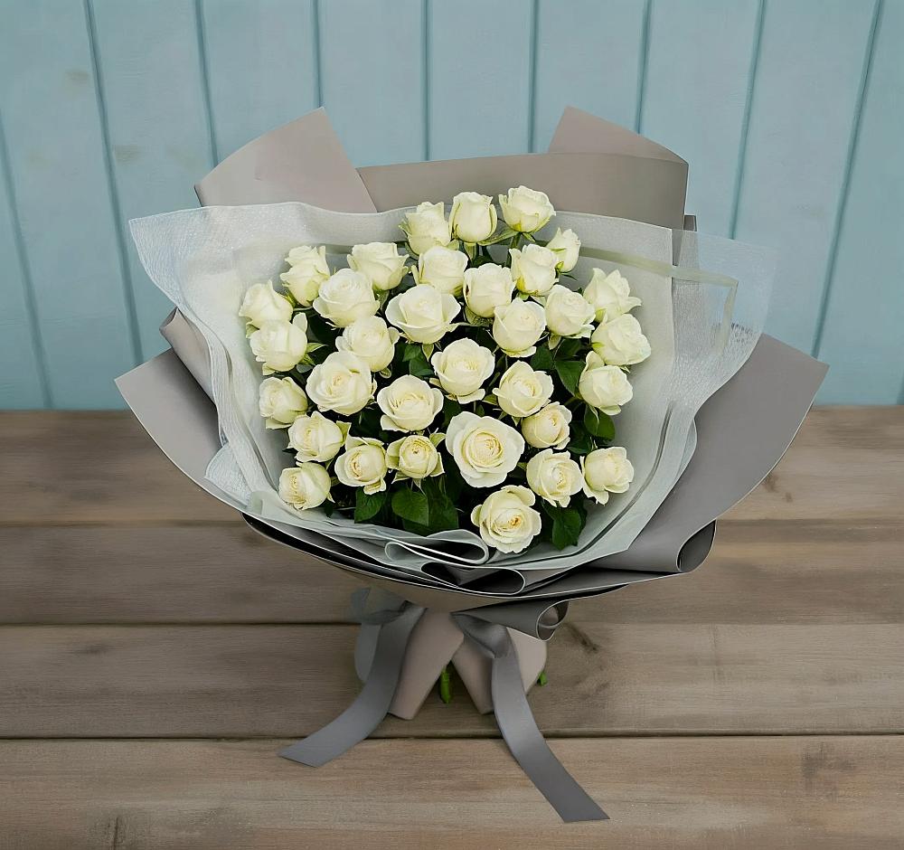 Букет Белоснежная нежность в Пустоши