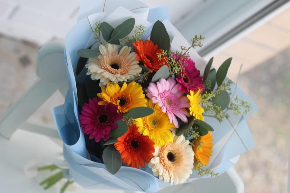 Букет цветов из: Герберы в Пустоши