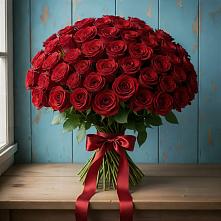 Букет Красные розы Блэк Меджик в Пустоши