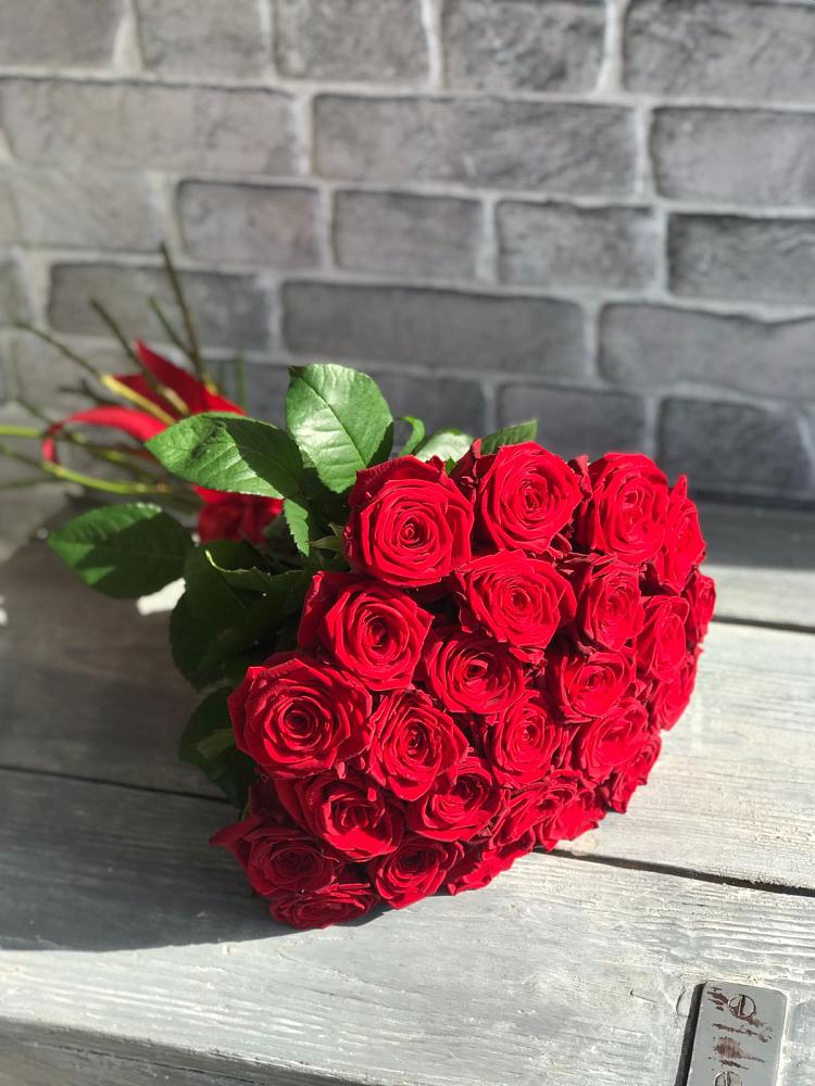 Букет Красные розы Фридом в Пустоши