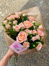 Букет цветов из:  Розы #REPLACE_PRED# Пустоши