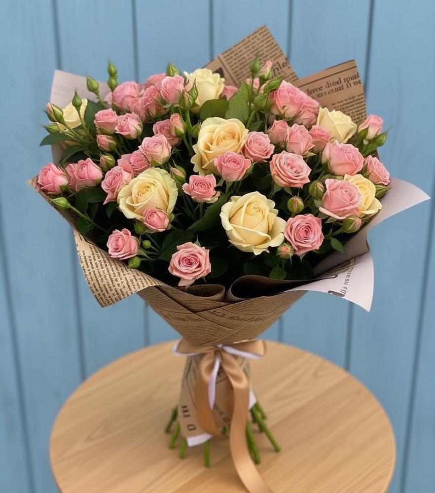 Букет цветов из: Розы в Пустоши