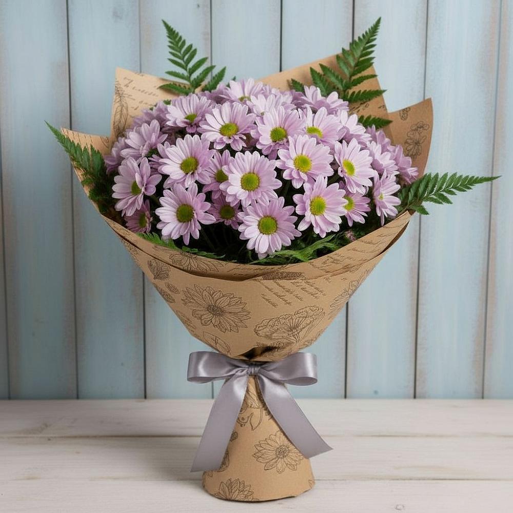 Букет цветов из: Хризантемы в Пустоши