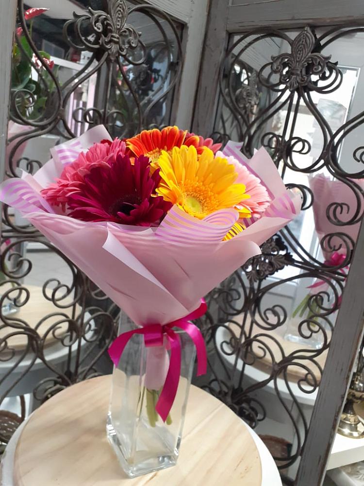 Букет цветов из: Герберы в Пустоши