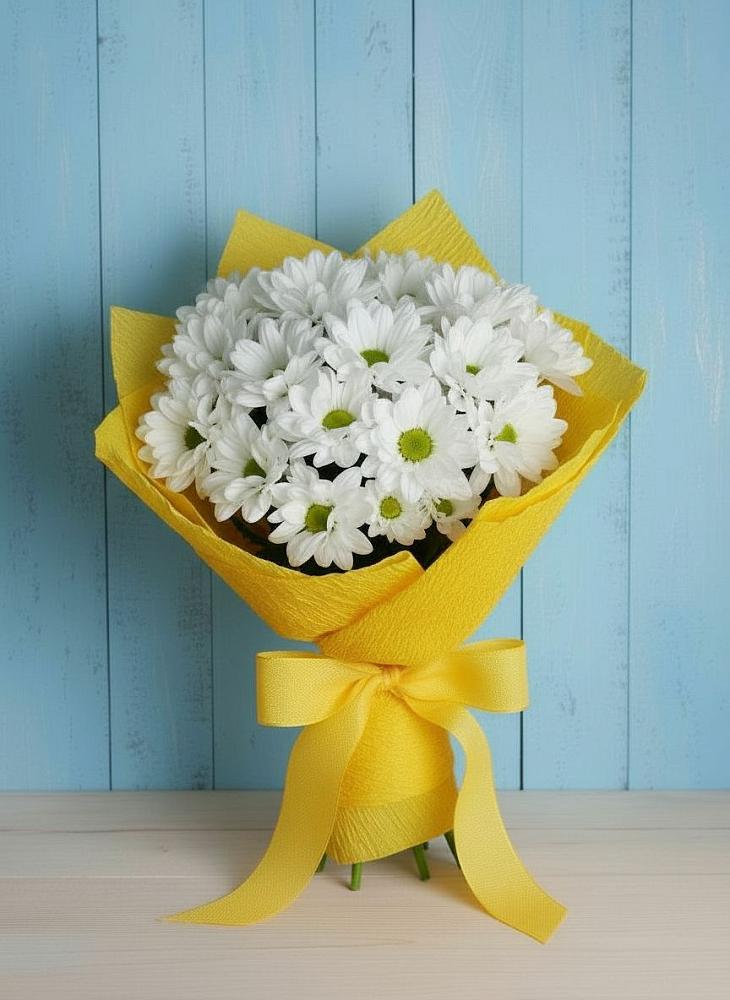 Букет цветов из: Хризантемы в Пустоши