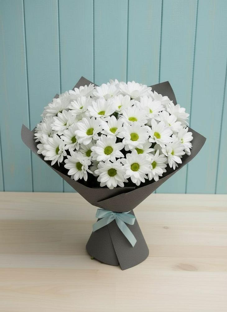 Букет цветов из: Хризантемы в Пустоши