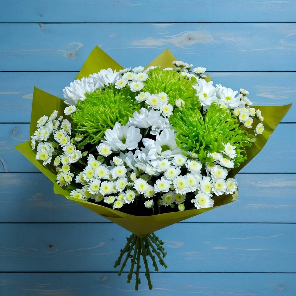 Букет цветов из: Хризантемы в Пустоши