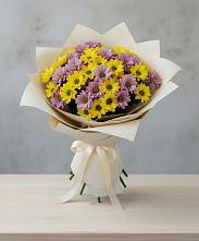 Букет цветов из:  Хризантемы #REPLACE_PRED# Пустоши