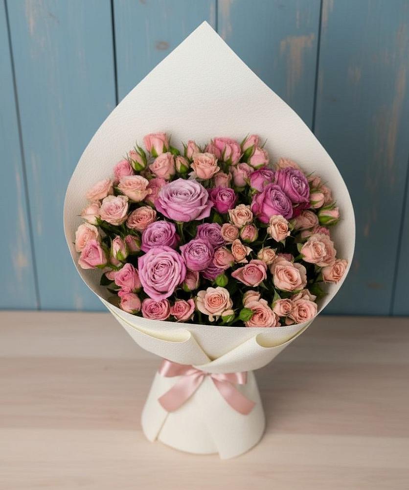 Букет цветов из: Розы в Пустоши