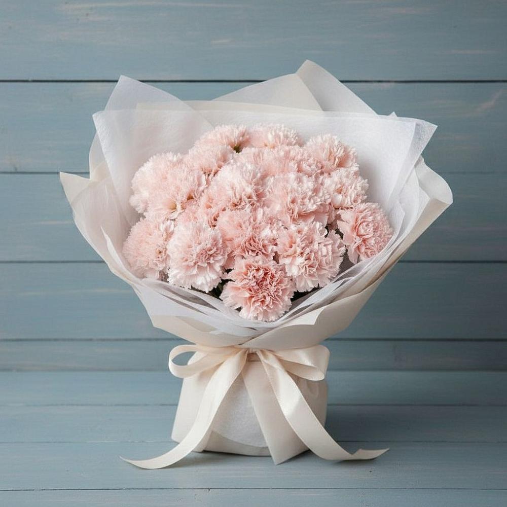 Букет цветов из: Гвоздики в Пустоши