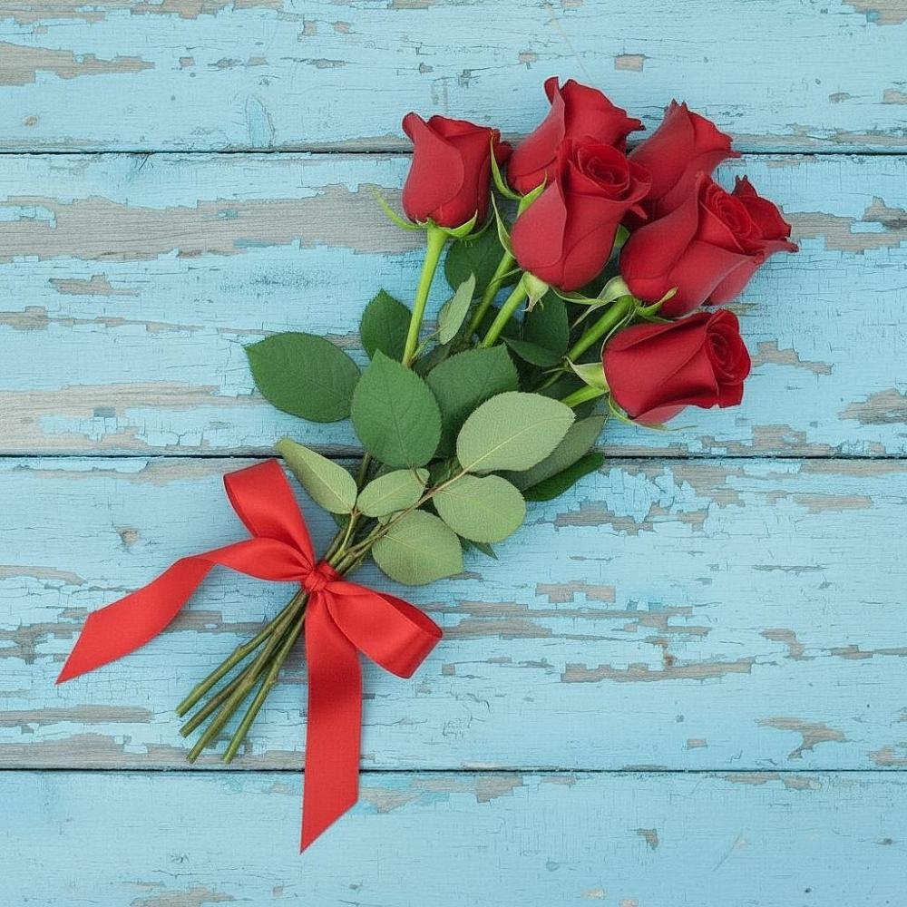 Букет Красные розы в Пустоши