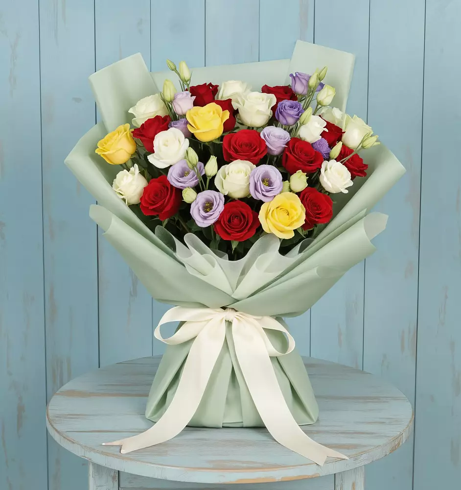 Букет цветов из: Розы в Пустоши